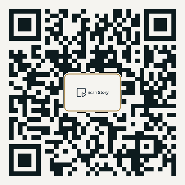 QR-kod som öppnar exemplet för Museum & utställning